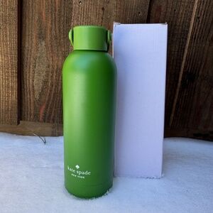 New in Box Kate Spade Green Water Bottle Insulation Bottle Metal Bottle